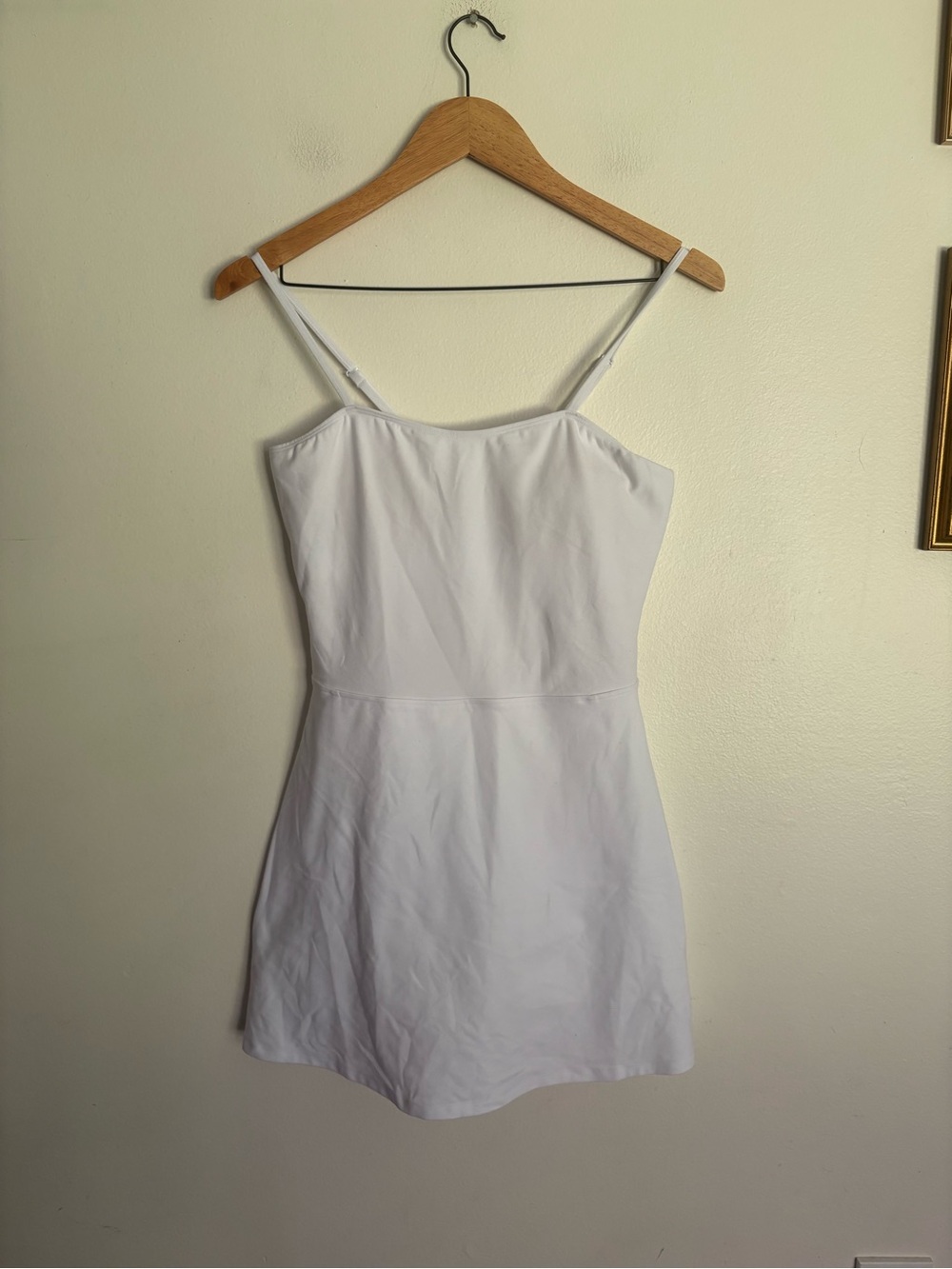 Alo Yoga Alosoft Courtside Tennis Sport Chic Dress White  Womens Medium